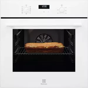 Встраиваемый электрический духовой шкаф Electrolux EOF5F50BV, 65 л, каталитическая очистка, 8 программ, белый