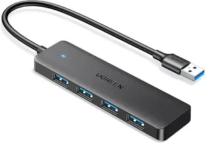 USB 3.0 4-Port Hub UGREEN — USB-A host (USB 3.2 Gen 1) to 4× USB Type-A ports