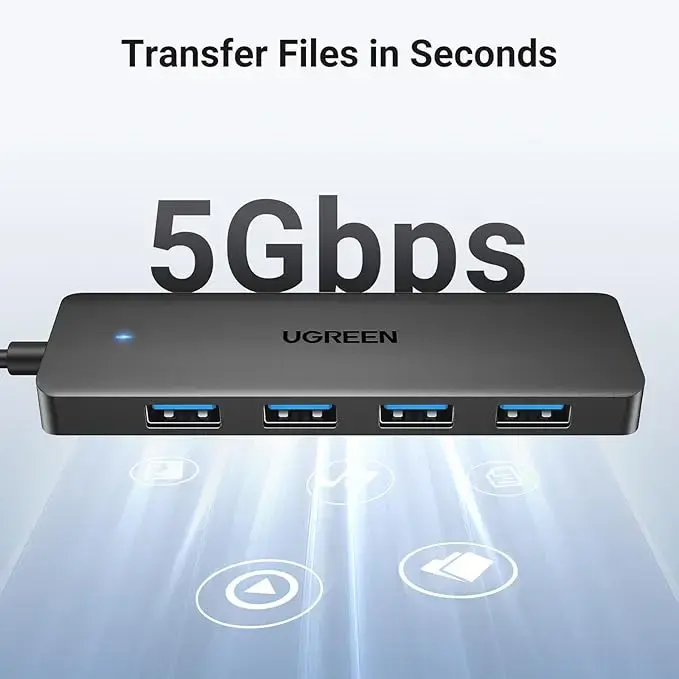 UGREEN USB 3.0 хаб 4 порта — USB‑A к 4× USB Type‑A Photo 6