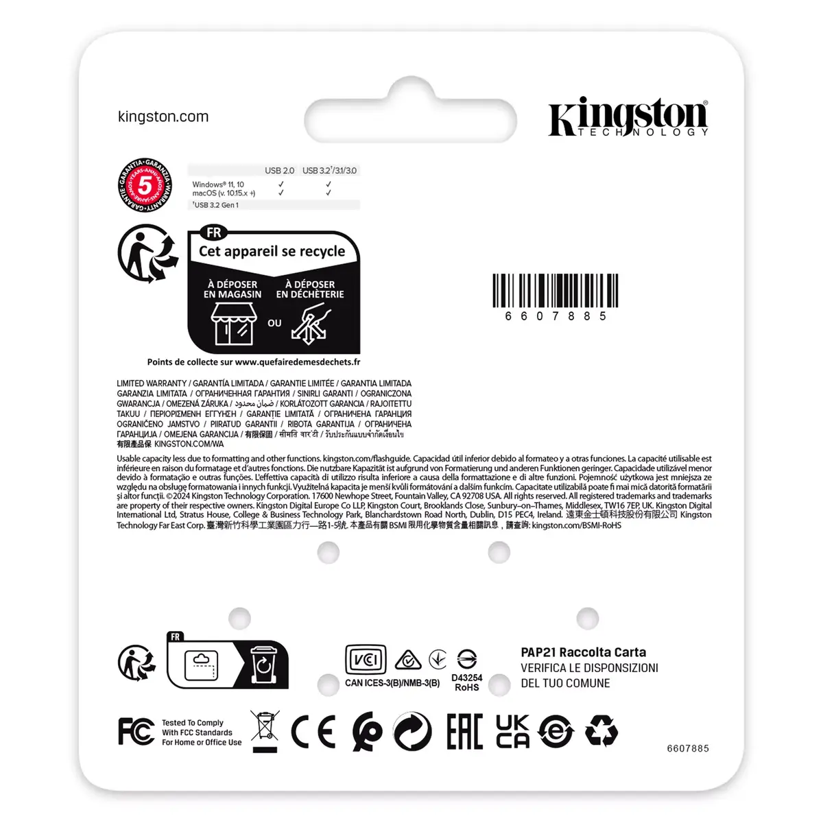 USB флеш-память Kingston 64GB DataTraveler SE9 G3 Photo 5