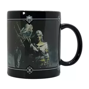 Krūze Good Loot The Witcher 3 Geralt & Ciri siltuma reakcijas