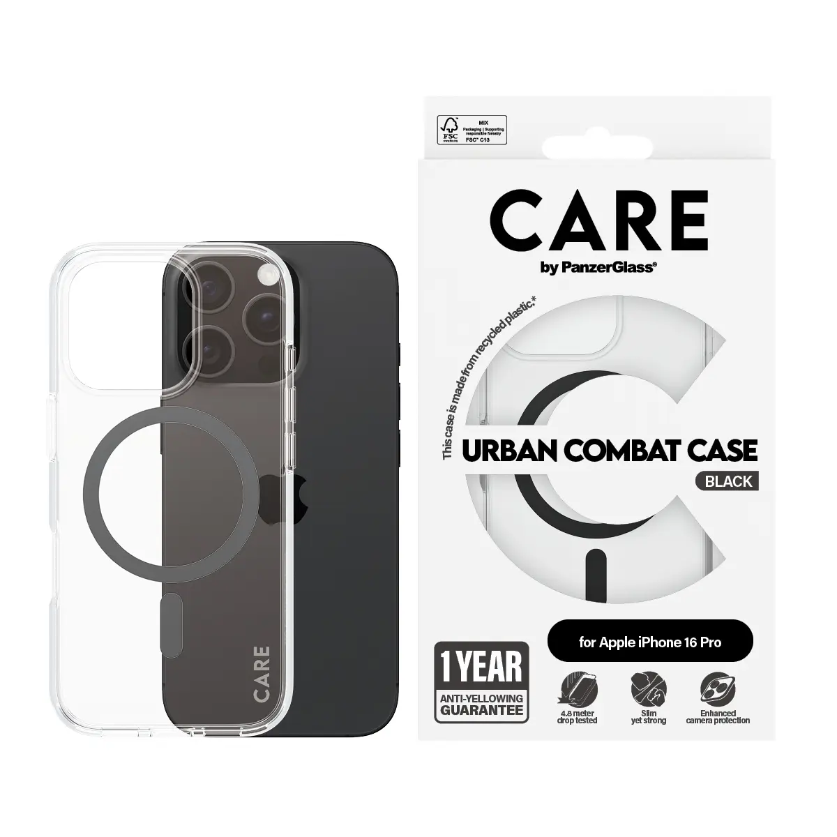 Чехол PanzerGlass Urban Combat для iPhone 16 Pro MagSafe Photo 2