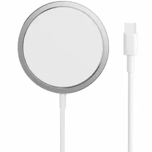 Wireless charger BWOO WL-12 USB-C 15W — Qi wireless charging pad, USB-C input, 15W output
