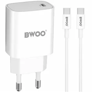 Wall charger BWOO CDA159 20W PD Type-C with 1m Type-C cable