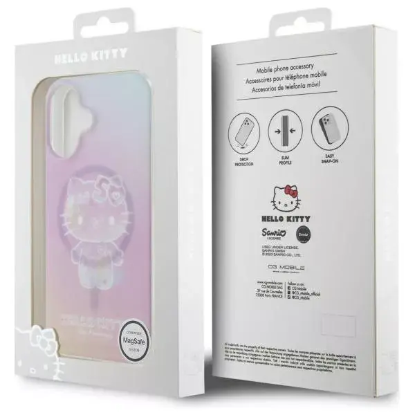 Cietais vāciņš HELLO KITTY priekš iPhone 16 6.1" Photo 7
