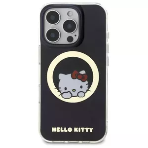 Phone hardcase HELLO KITTY for iPhone 16 Pro Max 6.9" black with MagSafe compatibility