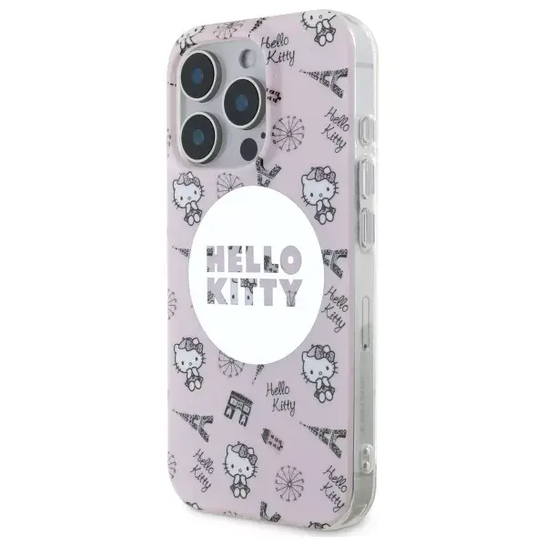 Cietais vāciņš HELLO KITTY HKHMP16LHAOPP priekš iPhone 16 Pro Photo 2