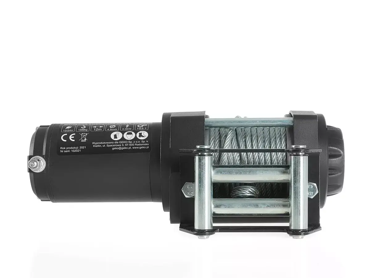 GEKO G81704 12 В электролебёдка 3500 lb Photo 2