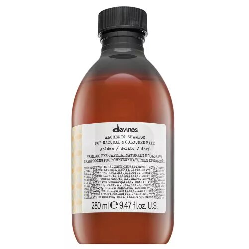 Tonējošais šampūns Davines Alchemic Golden blondiem