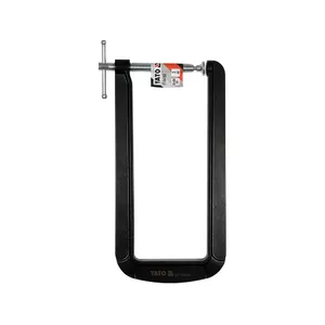 C-clamp YATO YT-64192, cast iron and galvanized steel, depth 304 mm, height 101 mm, black