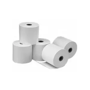  Kases aparāta termopapīra ruļļa lente, W: 80 mm, L: 73 m, uzmavas 12 mm, diametrs 75 mm, 10 gab./iepakojumā.