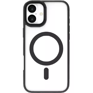 Vāks eSTUFF iPhone 16 Plus 17 cm Caurspīdīgs Melns