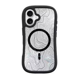 LAUT POP ADVENTURE case for iPhone 16 Series Cover Black Transparent