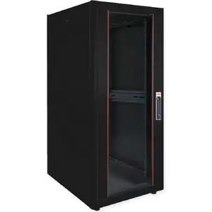 Network Cabinet ROLINE 19" Basic 32, 600×600 mm, glass front door, black