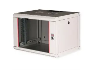 Настенный шкаф ROLINE Pro 7U 19-дюймовый, 600x450 WxD, серый, IP20, с ключевым замком