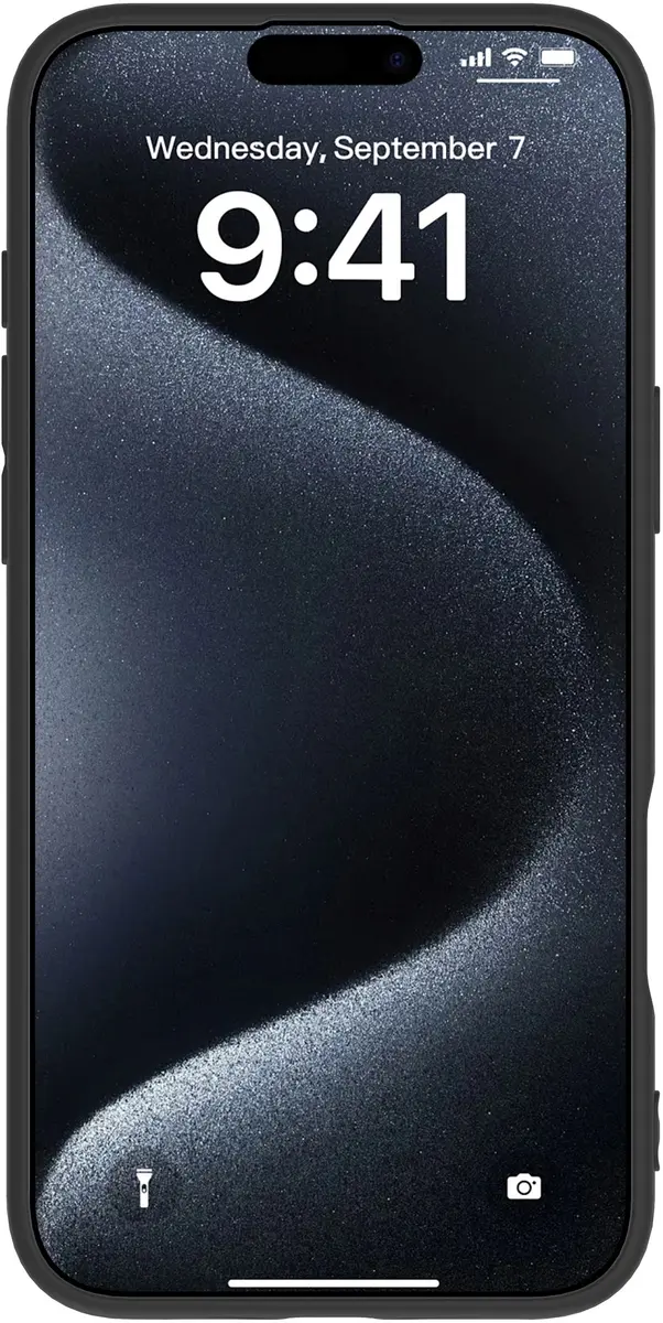 eSTUFF INFINITE VIENNA iPhone 16 Cover Black Photo 6