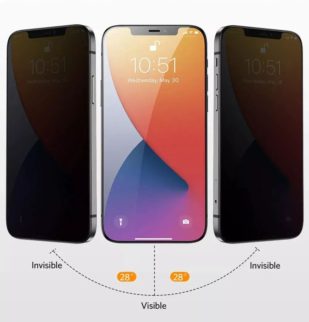 Nevox Nevoglass 3D Privacy — защитное стекло для iPhone 16 Pro Photo 2