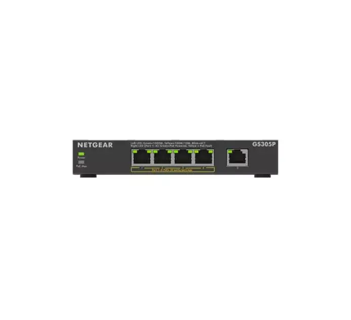 Коммутатор Unmanaged NETGEAR GS305Pv3 Photo 2