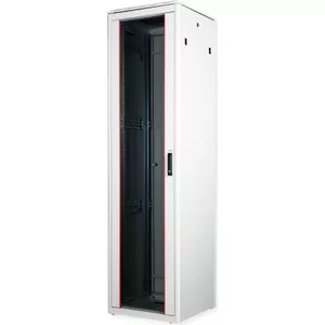 Network Cabinet ROLINE 19" 47U 600x600 mm Glass Door Grey (MPN 26.21.0068)