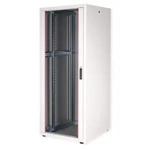 19-дюймовый сетевой шкаф ROLINE Basic 42U 800x800 мм напольный, стеклянная дверь, серый, 600 кг