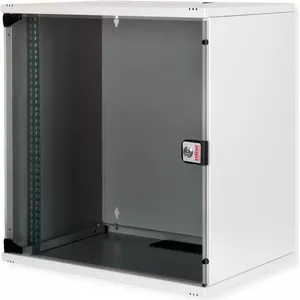 Wall-mount network cabinet ROLINE 19" 12 HE, 540x400 mm, gray (kit)