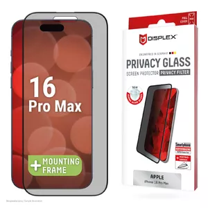 Защитное стекло Displex для Apple iPhone 16 Pro Max из закаленного стекла