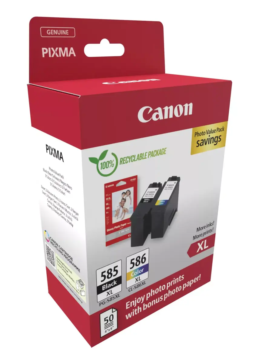 Cartridge Canon PG 585XL/CL-586XL Photo Value Pack Photo 2