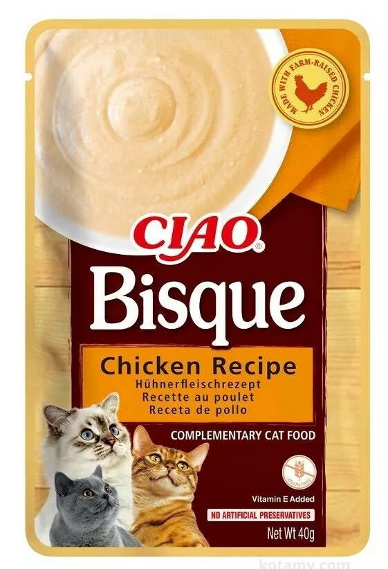 Mitrs kaķu kārums INABA Ciao Bisque