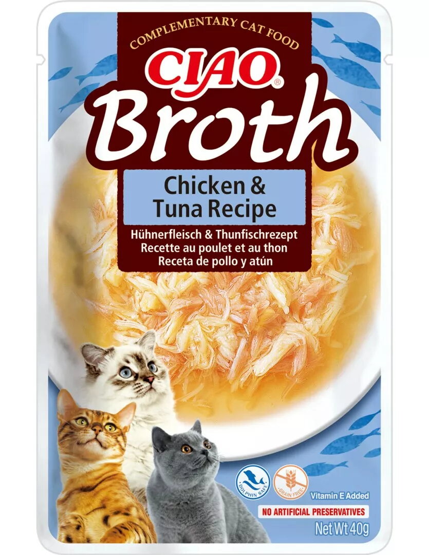 Mitrs kaķu kārums INABA Ciao Broth
