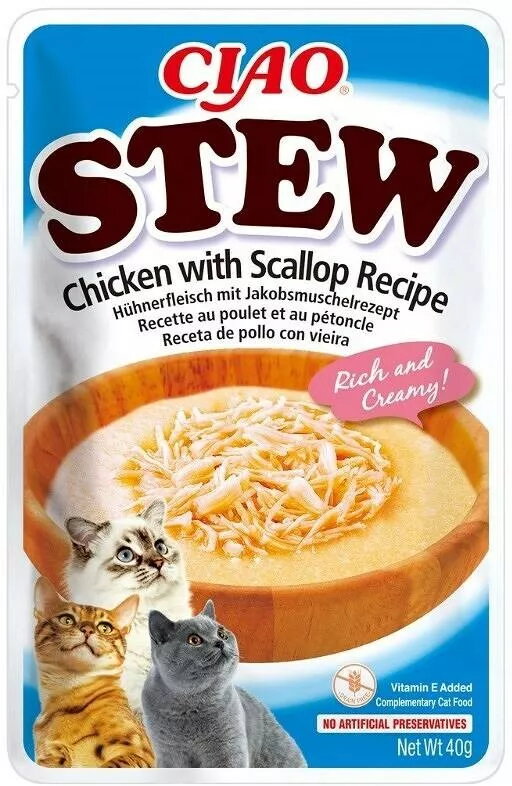 Mitras kaķu uzkodas INABA Ciao Stew