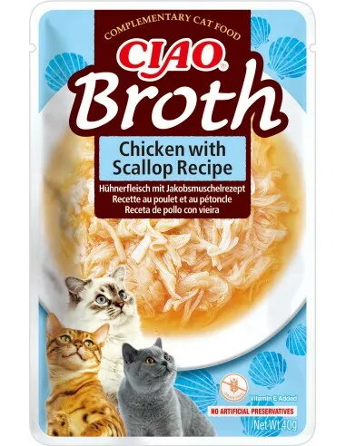Mitrs kaķu našķis INABA Ciao Broth