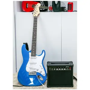 Electric Guitar Set NN EG SET BLU — beginner electric guitar set, blue