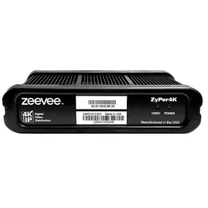 Video serveris ZeeVee Z4KENCC3XS 4096 x 2160 pikseļi Melns
