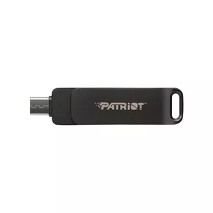 USB flash drive PATRIOT RAGE R550 128GB USB 3.2 (USB-A / USB-C), read 100 MB/s, swivel, black