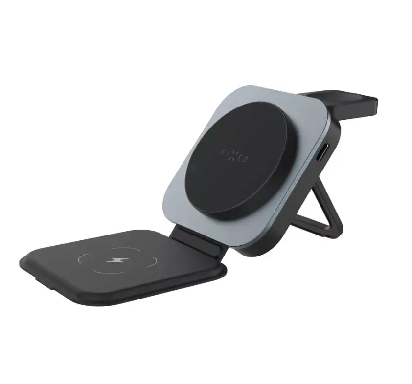 Bevadu lādētāja statīvs FIXED MagFlex Alu Foldable 3in1 Photo 2