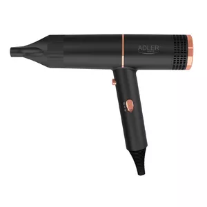 Adler matu žāvētājs | AD 2278 | 1400 W | Temperatūras iestatījumu skaits 2 | Jonu funkcija | Melns