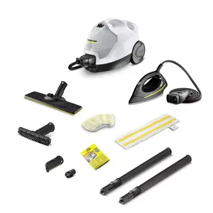Kärcher SC 4 EasyFix IRON Cilindra tvaika tīrītājs 0,8 L 2000 W Melns, Balts