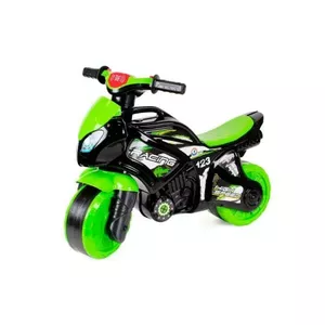 Bērnu braucamais motocikls Technok 5774 — zaļi‑melns