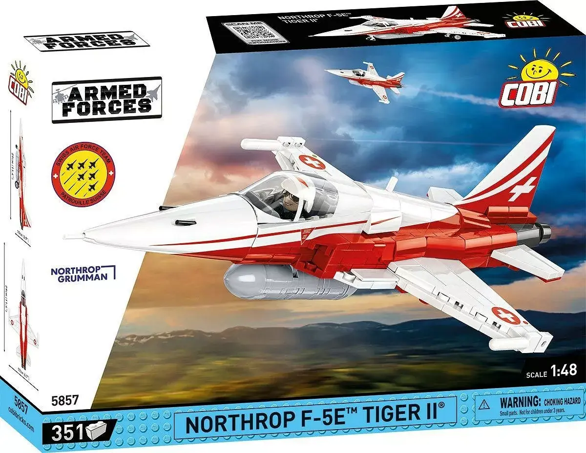 Cobi Northrop F-5E Tiger II modelis 5857 komplekts Photo 11