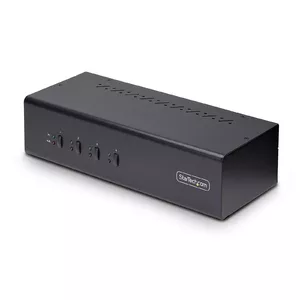 KVM переключатель StarTech.com 4-портовый двойной монитор DisplayPort 4K 60Hz USB