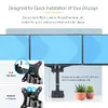 Крепление для трех мониторов StarTech.com 3MP2AG-MONITOR-ARM Photo 7