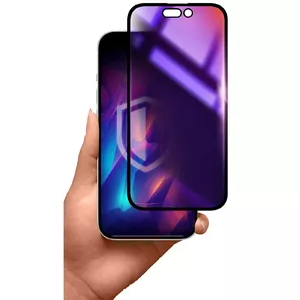 3MK Rainbow Privacy ekrāna aizsargs Apple iPhone 15 Plus Antibakteriāls Uzticams pret triecieniem