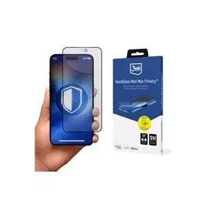 Aizsargstikls ar privātumu 3MK HardGlass Matt Max Privacy priekš Apple iPhone 13 / 13 Pro / 14