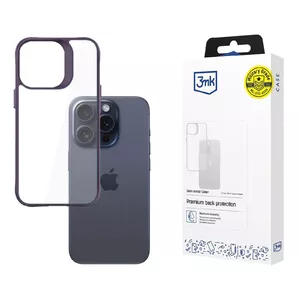 Чехол 3MK Satin Armor для Apple iPhone 15 Pro Max 6.7" Фиолетовый Прозрачный