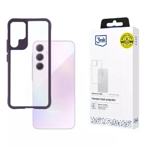 3MK Satin Armor vāks Samsung Galaxy A35 5G Purpursarkans Caurspīdīgs