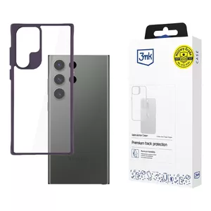 3MK Satin Armor Case Cover Samsung Galaxy S24 Ultra 6.8" Purple Transparent
