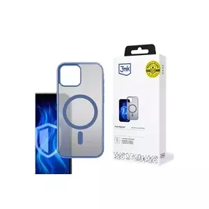Protective MagCase 3MK for Apple iPhone 15 Plus — Frosty blue, MagSafe-compatible, slim protective case