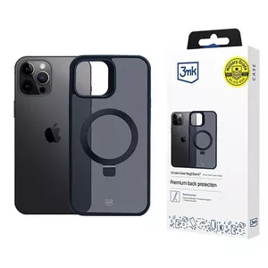 Защитный MagSafe-чехол-подставка 3MK для iPhone 12 Pro Max — Smoke