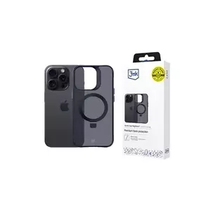 Protective Smoke Case 3MK for iPhone 14 Pro Max with MagSafe and Stand