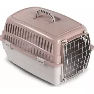 Pet Transporter Barry King WEEKEND M — beige, 54×35×34 cm, carrier for dogs and cats